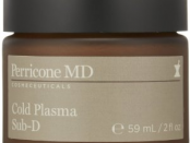 A jar of Perricone's Cold Plasma Sub-D